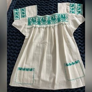 Handmade Mexican embroidered tunic